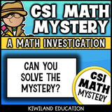 No-prep addition and subtraction math mystery with answer key included