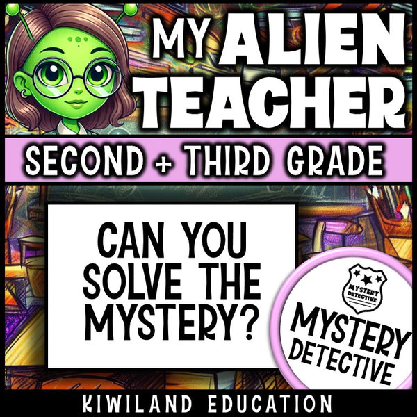 No-prep back-to-school alien mystery detective answer key