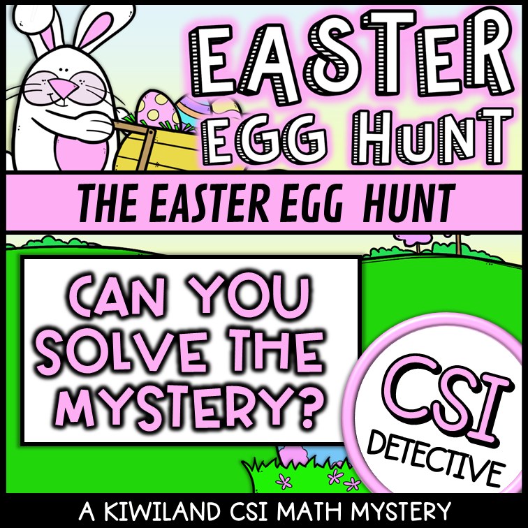 No-prep Easter Egg Hunt addition and subtraction answer key
