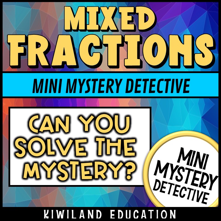 No-prep mixed number activities grade 4 and 5 answer keys