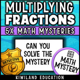 No-prep multiplying fractions by whole numbers activity for math centers