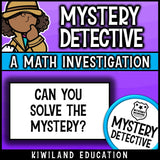 No prep number 30 detective activity answer keys included grade 2 3