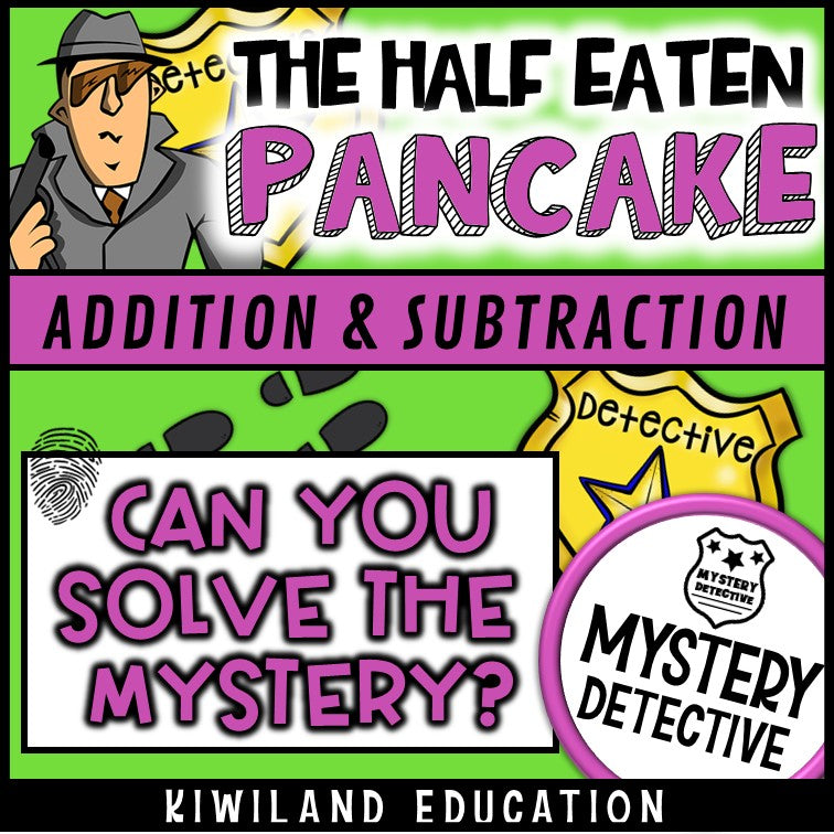 No-prep pancake day detective activity answer keys included grades 2-5