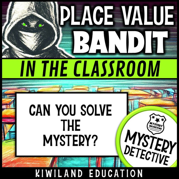 No-prep place value bandit classroom mystery detective answer key