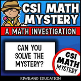 No-prep place value math mystery with answer key included