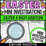 No-prep printable april addition pages with answer keys