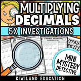 No-prep printable decimals activity grade 5