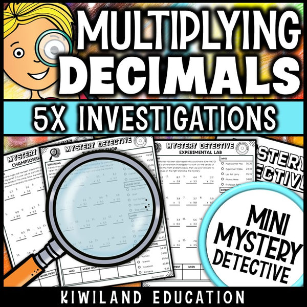No-prep printable decimals activity grade 5