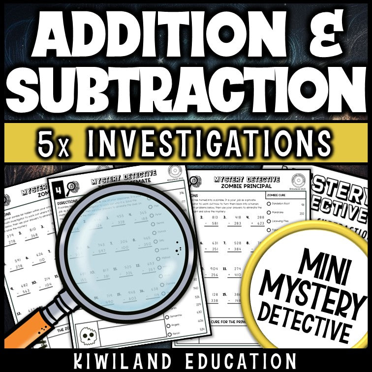 No-prep printable detective elimination pages