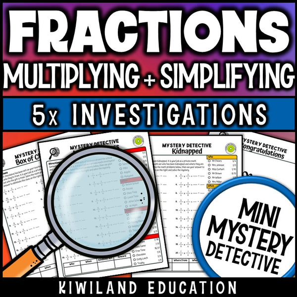 No-prep printable fraction pages with answer keys
