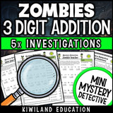 No-prep printable halloween addition regrouping activity