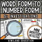 No-prep printable place value pages with answer keys