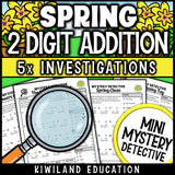 No prep printable spring addition detective cases