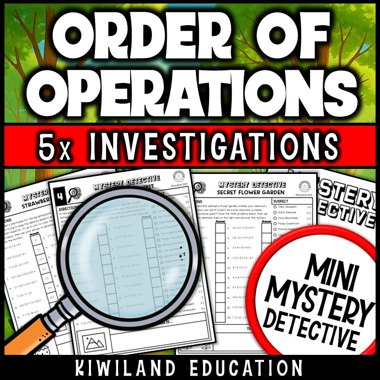 No-prep printable spring detective activity