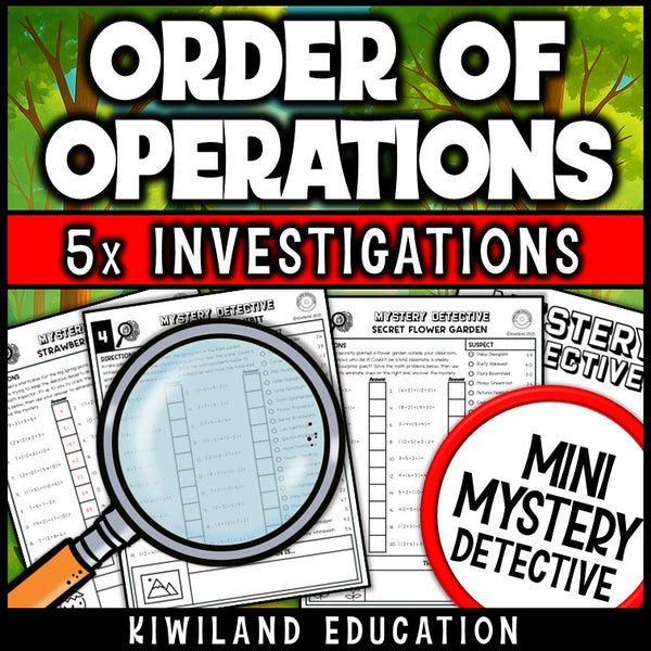 No-prep printable spring detective activity