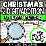 No-prep printable xmas math worksheets elementary