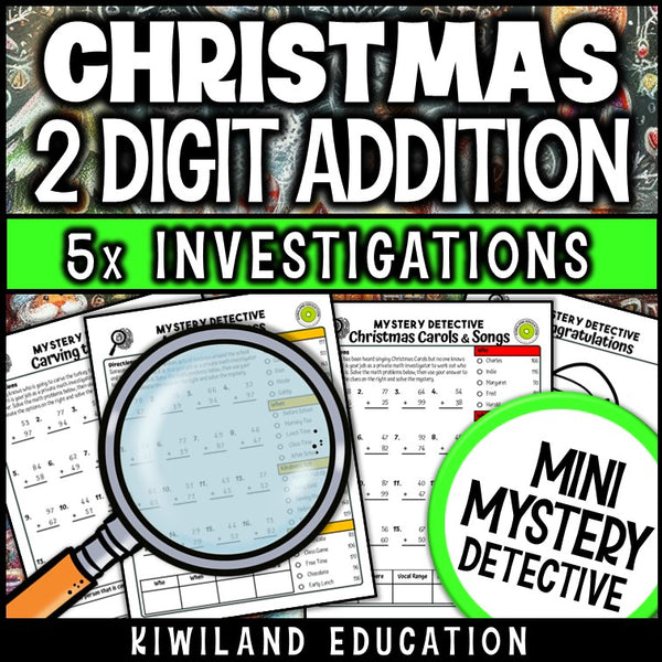 No-prep printable xmas math worksheets elementary