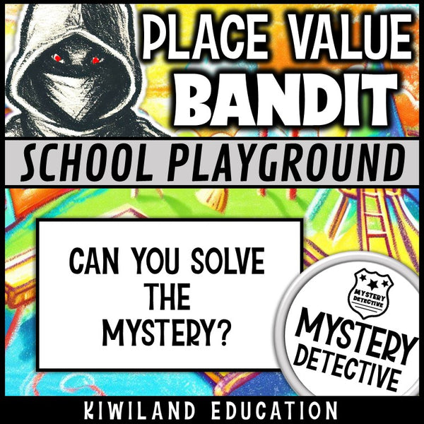 No-prep school playground bandit answer key place value grades 2-4