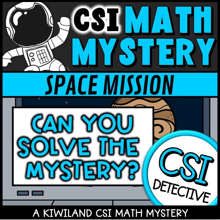 No-prep Space Mission addition and subtraction answer key, Grades 2-3