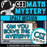 No-prep Space Mission addition and subtraction answer key, Grades 2-3