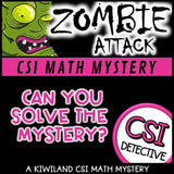 No-prep zombie math mystery multiplication and division answer key