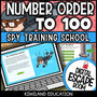 Number Order to 100 Digital Escape Room cover – Kiwiland Education