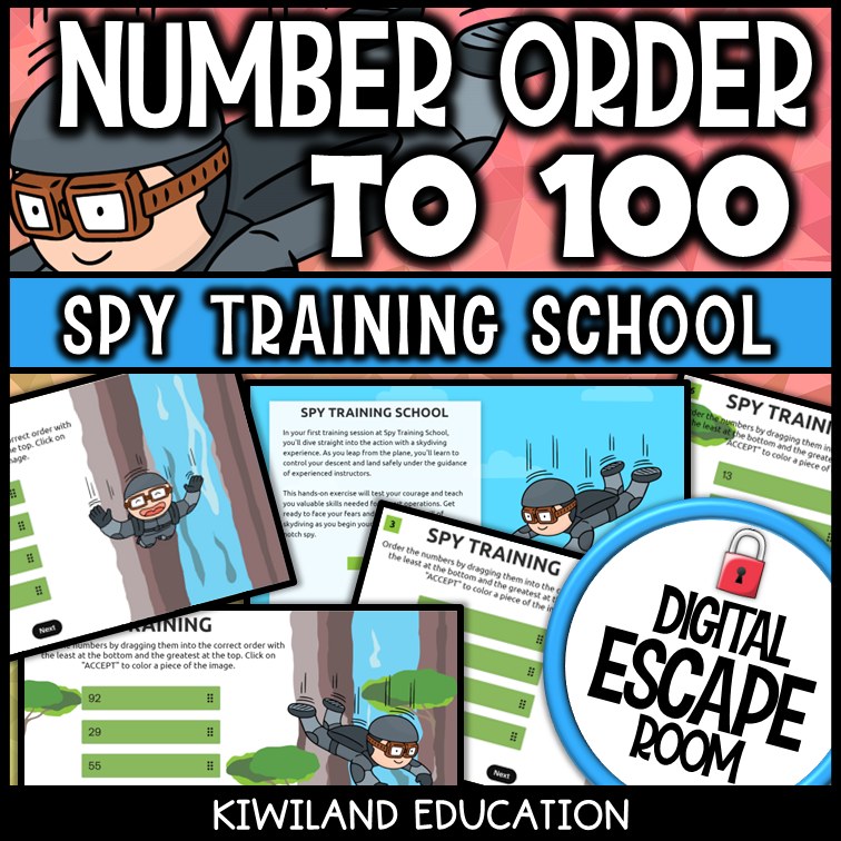 Ordering numbers least to greatest escape room challenge