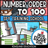 Ordering numbers least to greatest escape room challenge