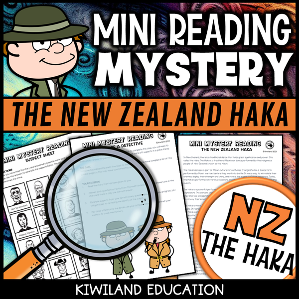 Nonfiction New Zealand haka reading comprehension passage for grades 3-6