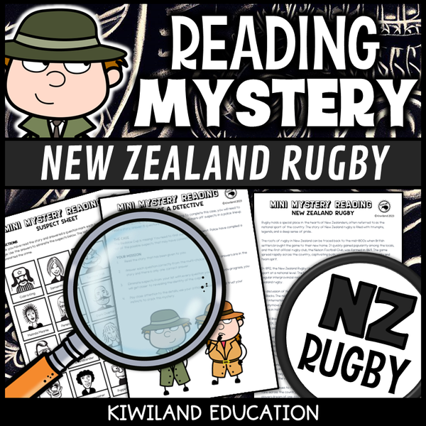 Nonfiction New Zealand rugby reading comprehension passage for grades 3-6