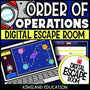 Order of Operations with Exponents Digital Escape Room cover – Kiwiland Education
