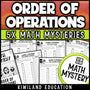Order of operations without exponents zombie math mystery worksheets