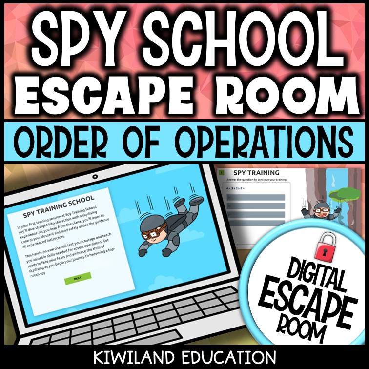 Order of Operations Digital Escape Room | Math Activity | Grades 4–7