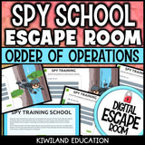 Order of Operations Digital Escape Room | Math Activity | Grades 4–7