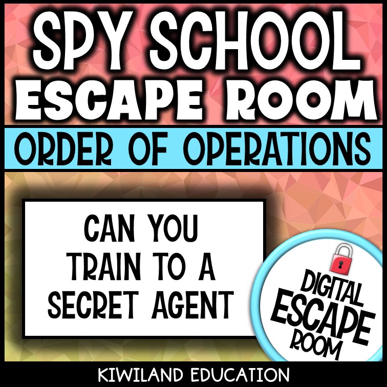 Order of Operations Digital Escape Room | Math Activity | Grades 4–7