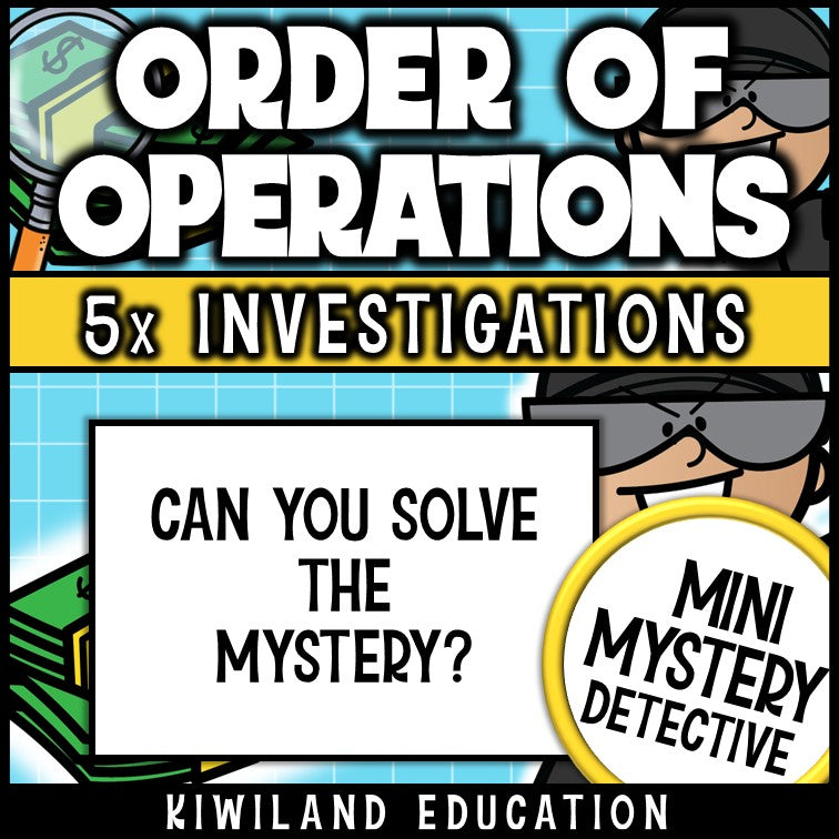 Order of operations sub plans early finishers math centers