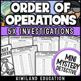 Order of operations with exponents worksheets pemdas