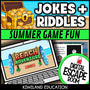 Joke Riddles Summer Digital Escape Room | End of Year Activity | Grades 3–6
