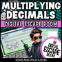 Multiplying Decimals Summer Digital Escape Room | Math Activity | Grades 5–7