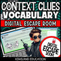 Context Clues Digital Escape Room | Back to School ELA Activity | Grades 4–7