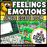 Feelings and Emotions SEL Digital Escape Room | Grades 2–3 Activity
