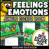 Feelings and Emotions SEL Digital Escape Room | Grades 2–3 Activity