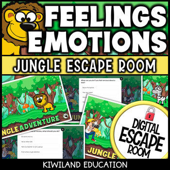 Feelings and Emotions SEL Digital Escape Room | Grades 2–3 Activity