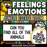 Feelings and Emotions SEL Digital Escape Room | Grades 2–3 Activity