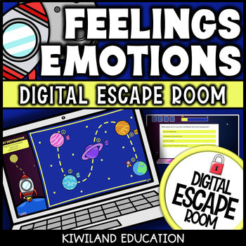 Feelings and Emotions SEL Digital Escape Room | Grades 4–5 Activity