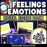 Feelings and Emotions SEL Digital Escape Room | Grades 4–5 Activity