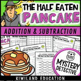 Pancake day addition subtraction math worksheets shrove tuesday cover