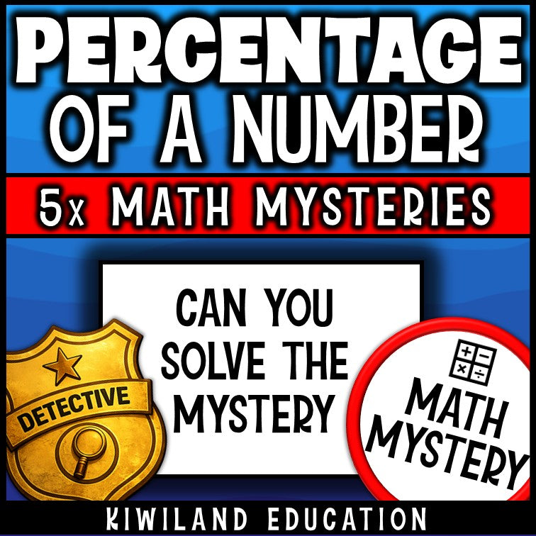 Can you solve the mysteries - percentage of a number worksheets