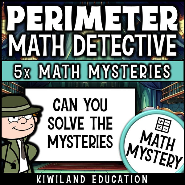 Can you solve the mysteries - perimeter math mystery worksheets