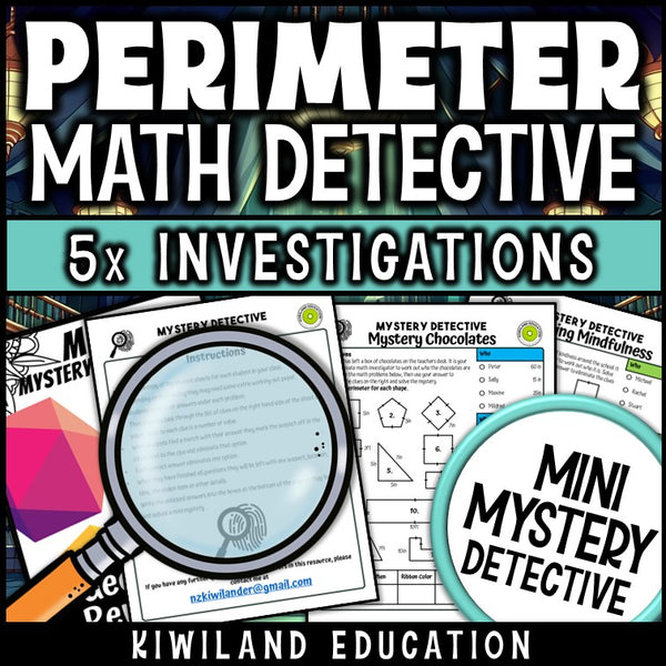 Perimeter of shapes customary and metric practice pages